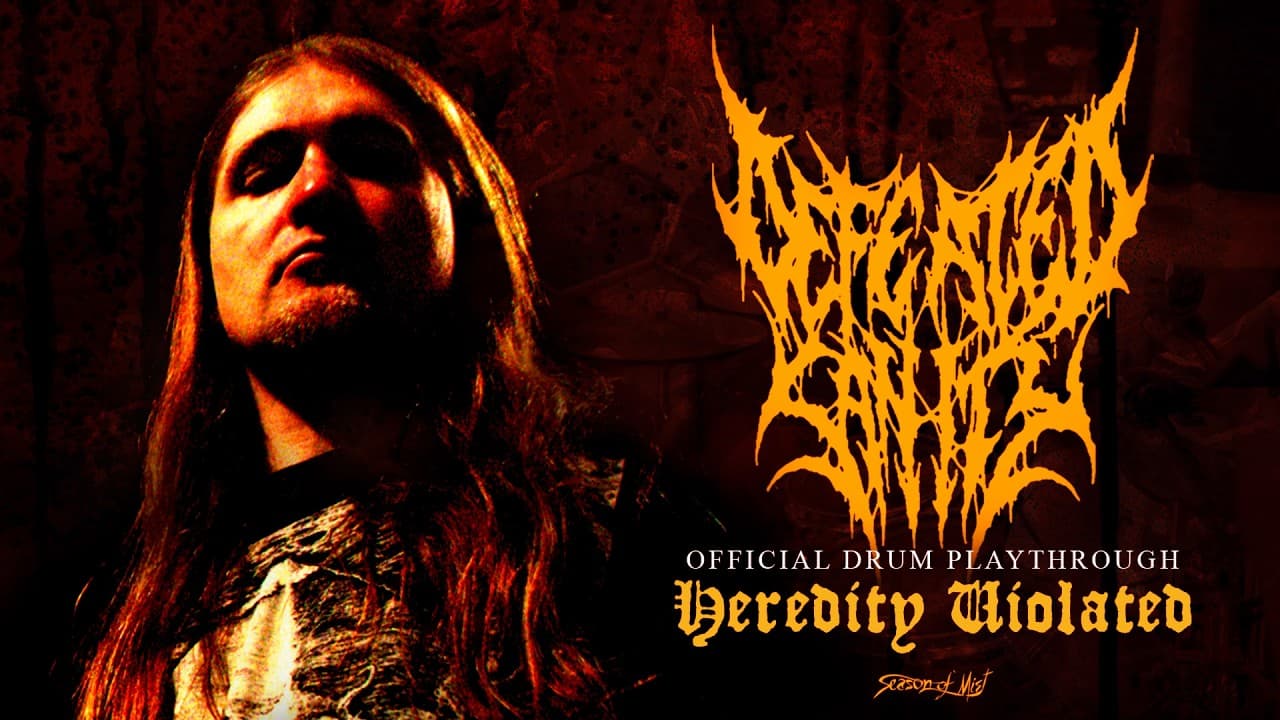 Defeated Sanity - Heredity Violated (Official Drum Playthrough)